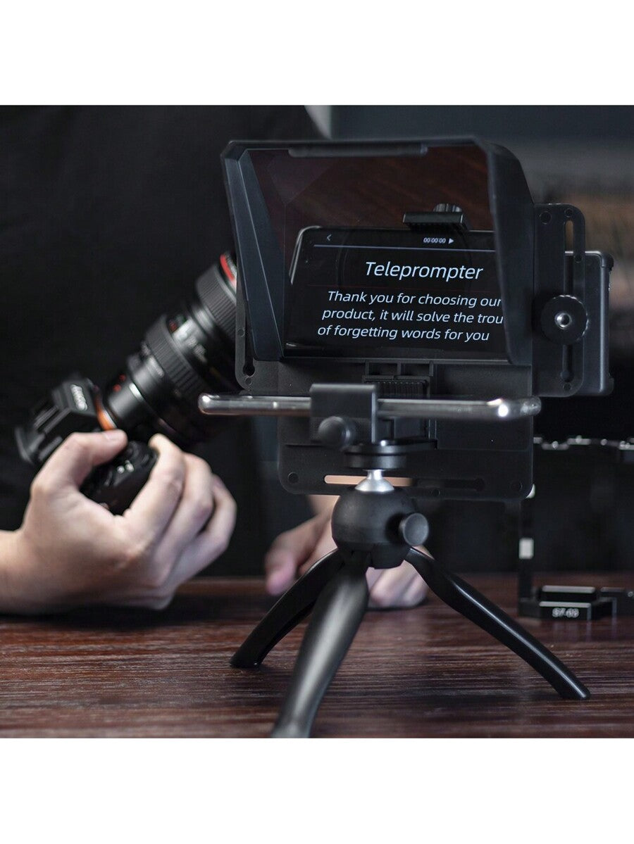 Teleprompter De Câmera De Smartphone Portátil Mini